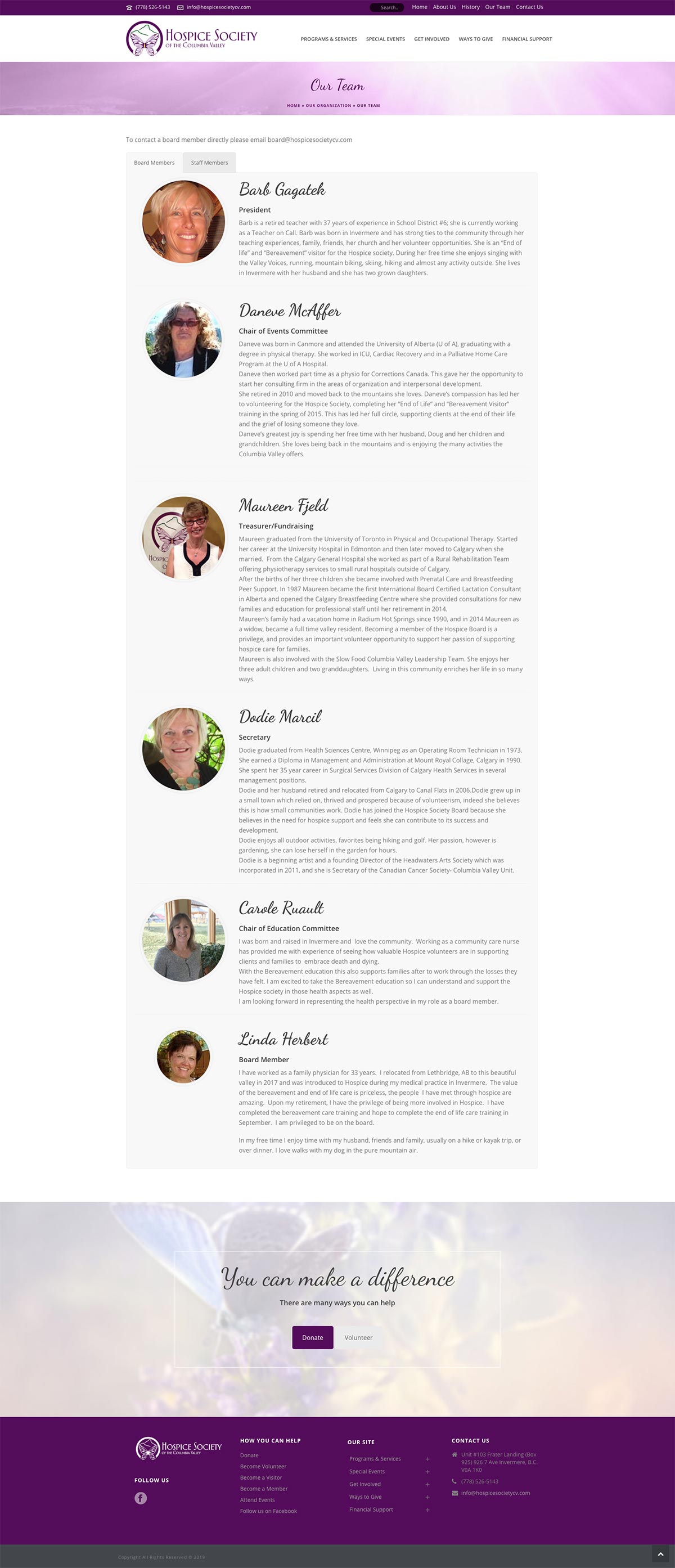 Hospice Society Of The Columbia Valley Eggplant Studios