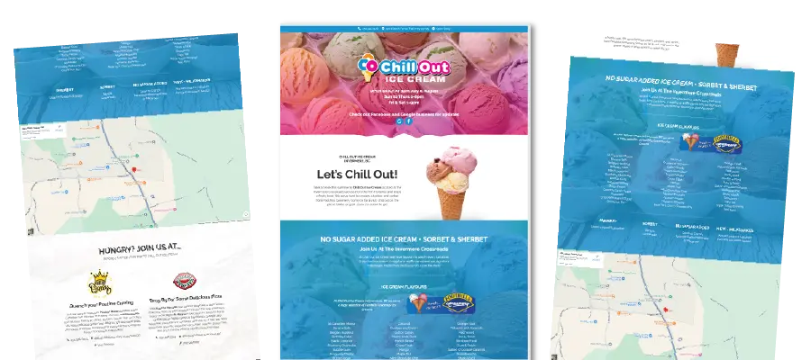 Chill Out Ice Cream Trio of preview images