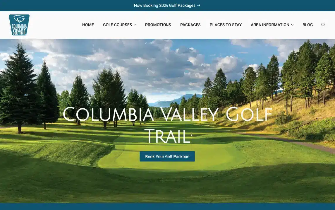 Large preview of Columbia Valley Golf Trail