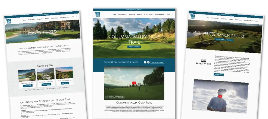 Columbia Valley Golf Trail Trio of preview images