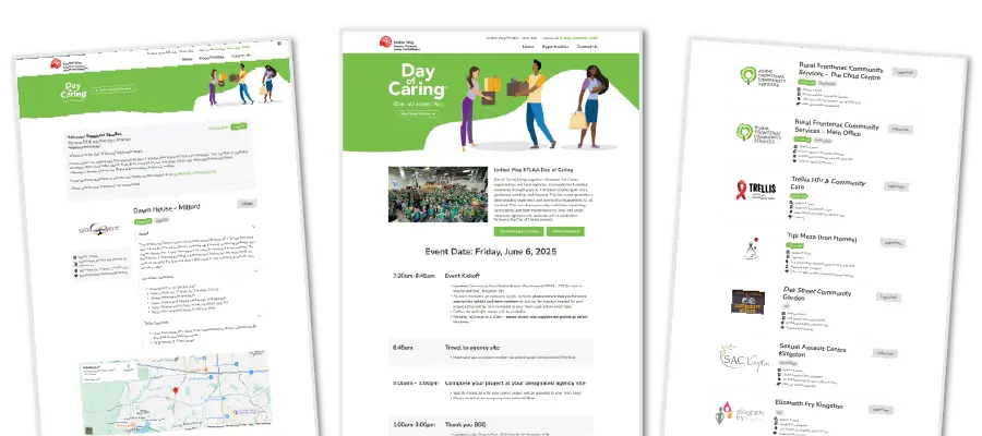 United Way KFL&A Day of Caring Trio of preview images