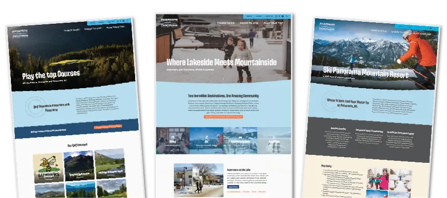 Invermere Panorama DMO Trio of preview images