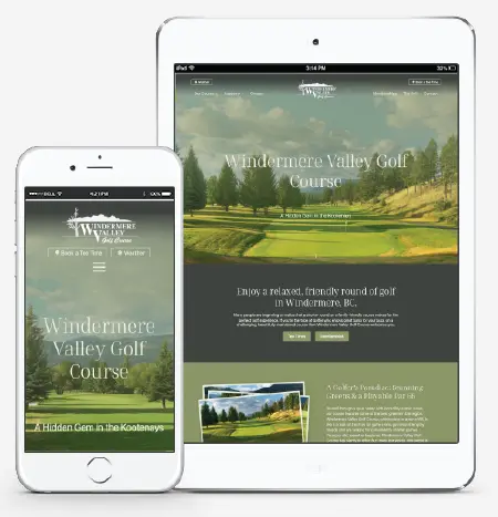 Windermere Valley Golf Course Features